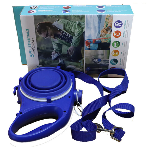 Pet Supplies With Water Bottle, Cup, Pet Rope - Image 6