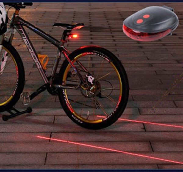 Bicycle Tail Light 5LED   2Laser - Image 9