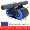 Double Wheel Abdominal Exerciser Women Men Automatic Rebound Ab Wheel Roller Waist Trainer Gym Sports Home Exercise Devices - Image 9