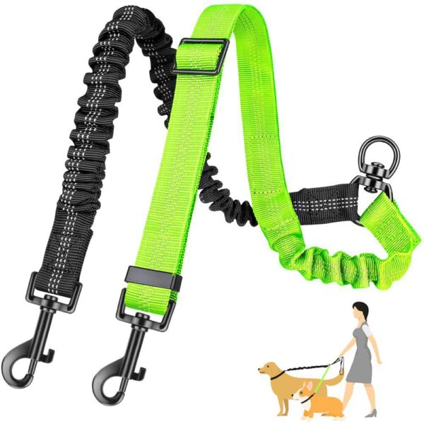 Retractable One For Two Dog Rope Leash - Image 5