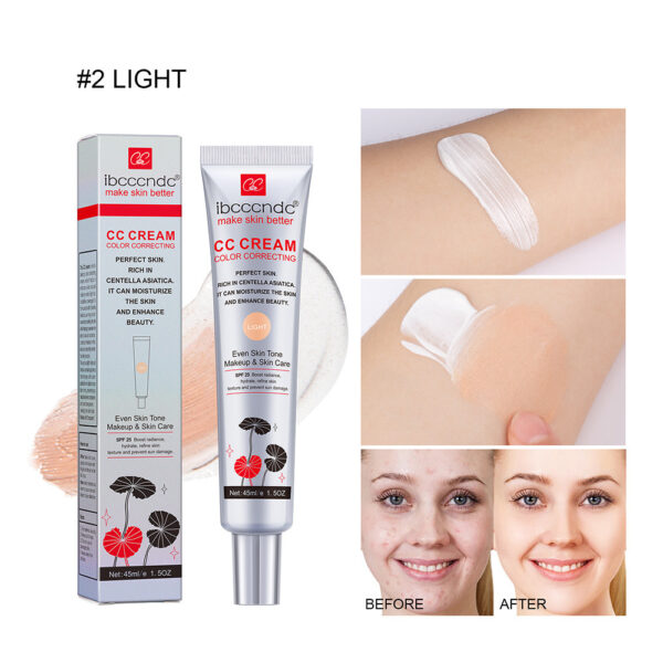 Moisturizing Correcting CC Cream Waterproof Anti-sweat Makeup Before Concealer Lasting Women Makeup Protect Skin Erborian Make - Image 4